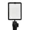 Us Weight Plastic Stanchion Sign Holder with Plexiglass Cover, 8in x 10in, Black U2514 - alternate 3